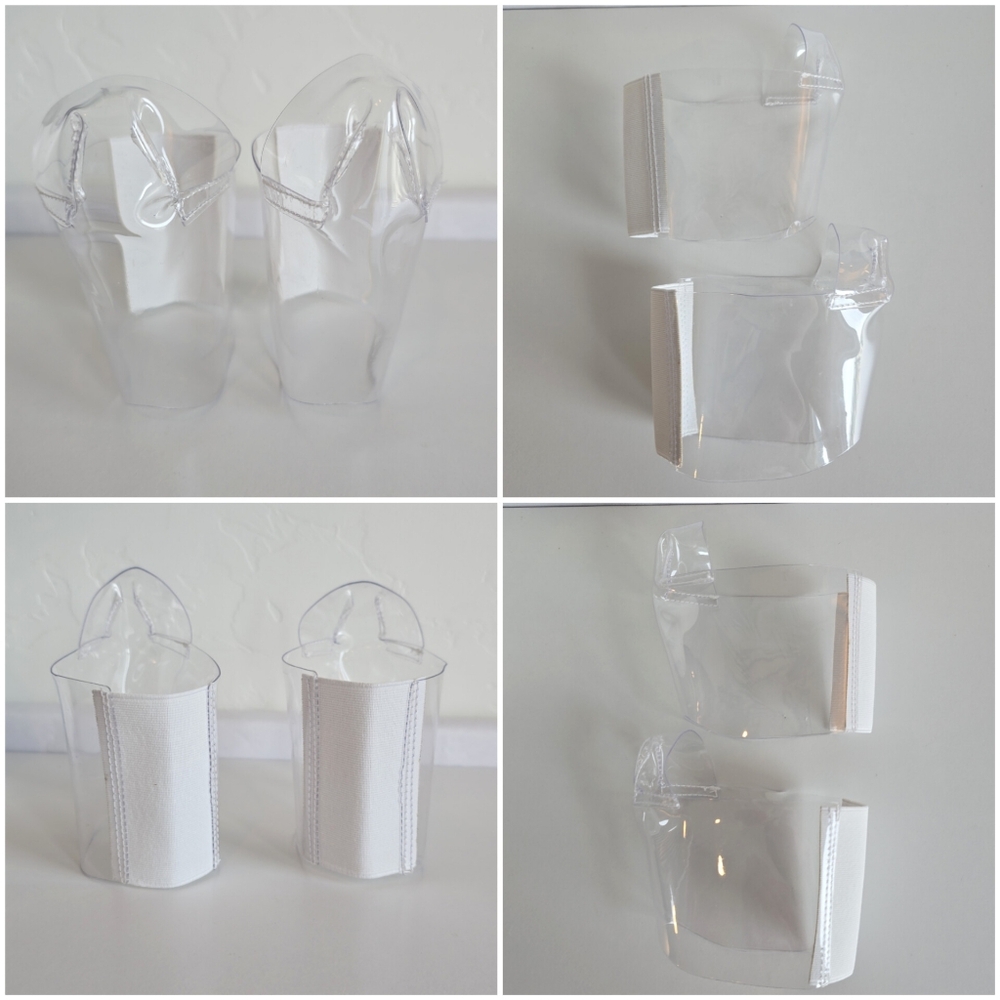 NWOB Hella Heels No Angel Corset Lace Thigh High Boot 8" Heel Protectors READ - Picture 3 of 13